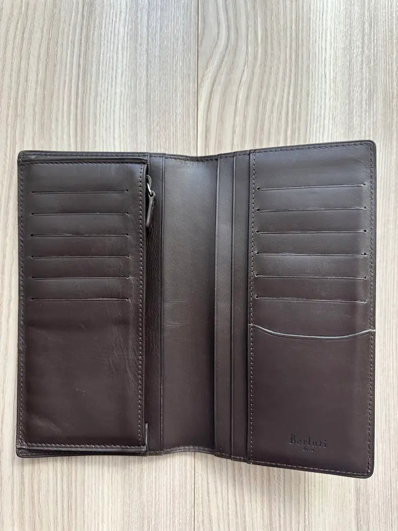 Price 240,000 Berlutti Eveen Long Wallet Golden Patinine Double Mark | 定価24万 ベルルッティ エベネ 長財布 ゴールデンパティーヌ ダブルマーク