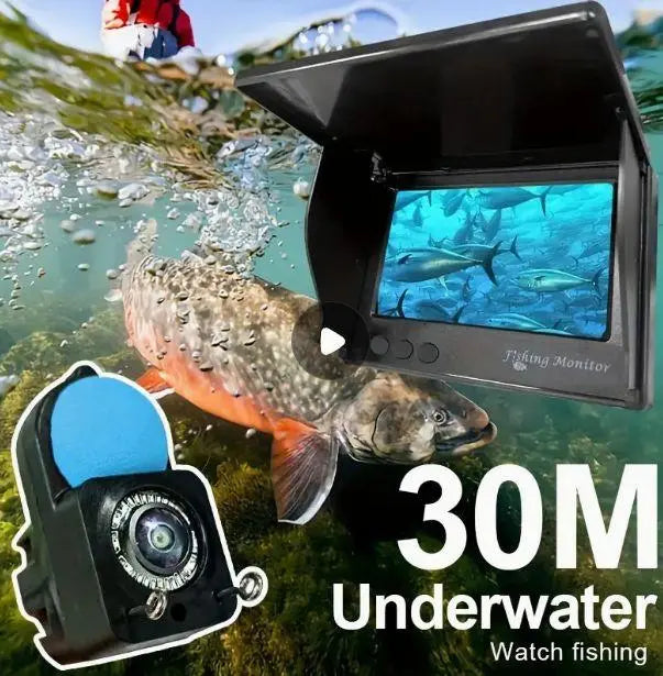 1002 [Free Shipping] Fishing Underwater Camera - A huge fishing while looking at fish!! Fish finder, Fish finder