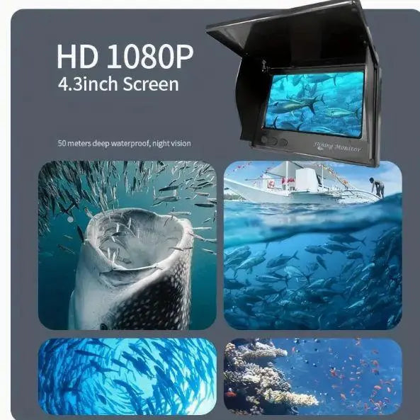 1002 [Free Shipping] Fishing Underwater Camera - A huge fishing while looking at fish!! Fish finder, Fish finder