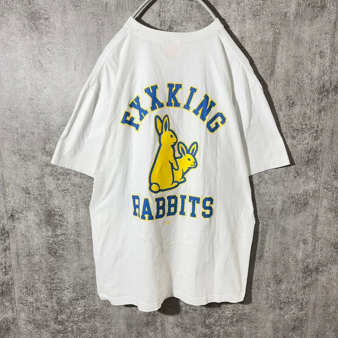 [Very popular] FR2 T-shirt Rabbit Inverted Print Fucking Rabbit Presence◎