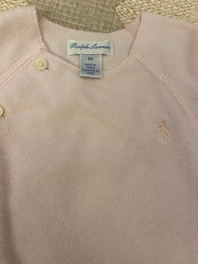 Ralph Lauren baby clothes fleece top and bottom set