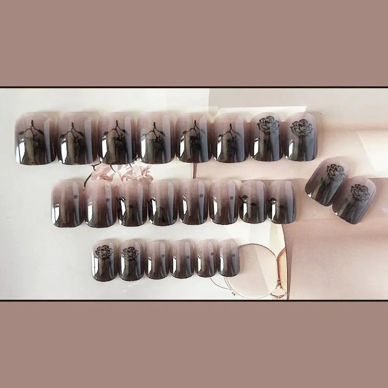 Limited time discount 612 Temperamental nail tip Silver Daily group Repeatable removable fo8