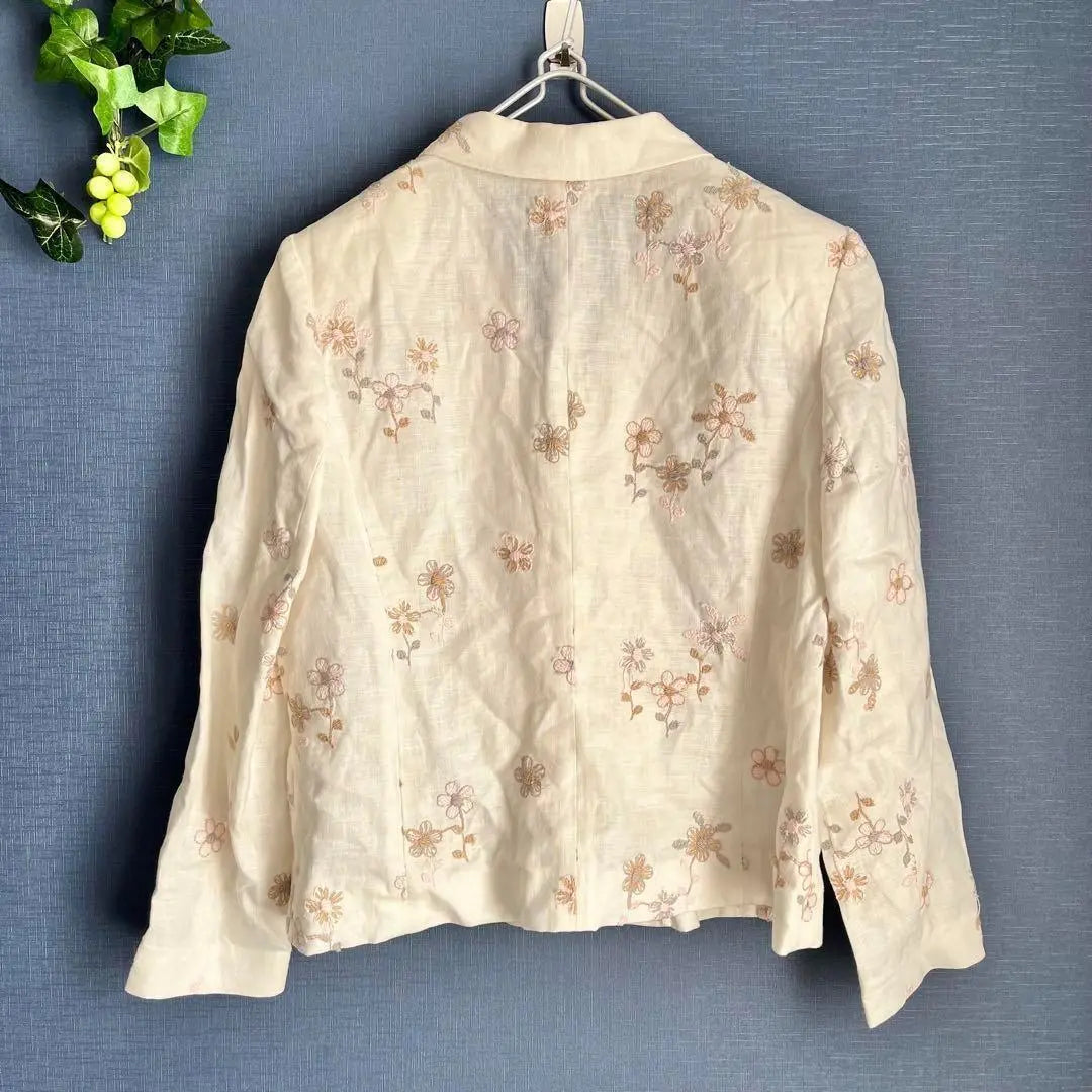 whaos couture [40] Tailored jacket embroidered flower pattern Sanzen Shoji