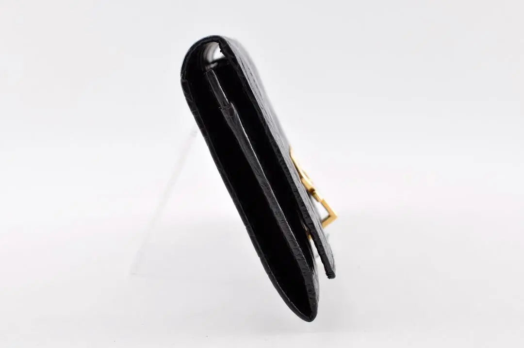 Beautiful condition Ferragamo Gancini Long Wallet Black Boxed