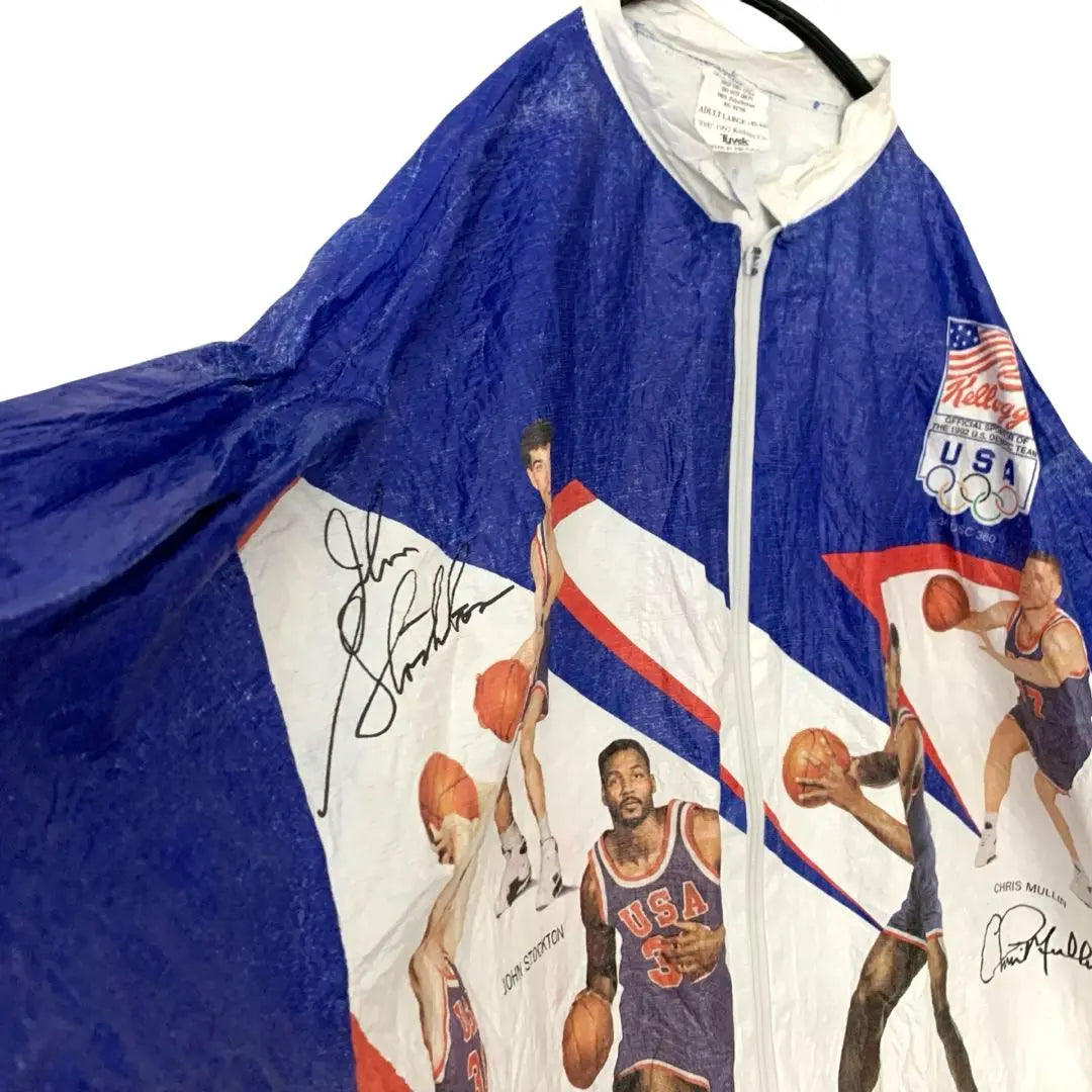 Super rare USA Basket Dream Team Paper Jacket USA System 90s Items from the time L