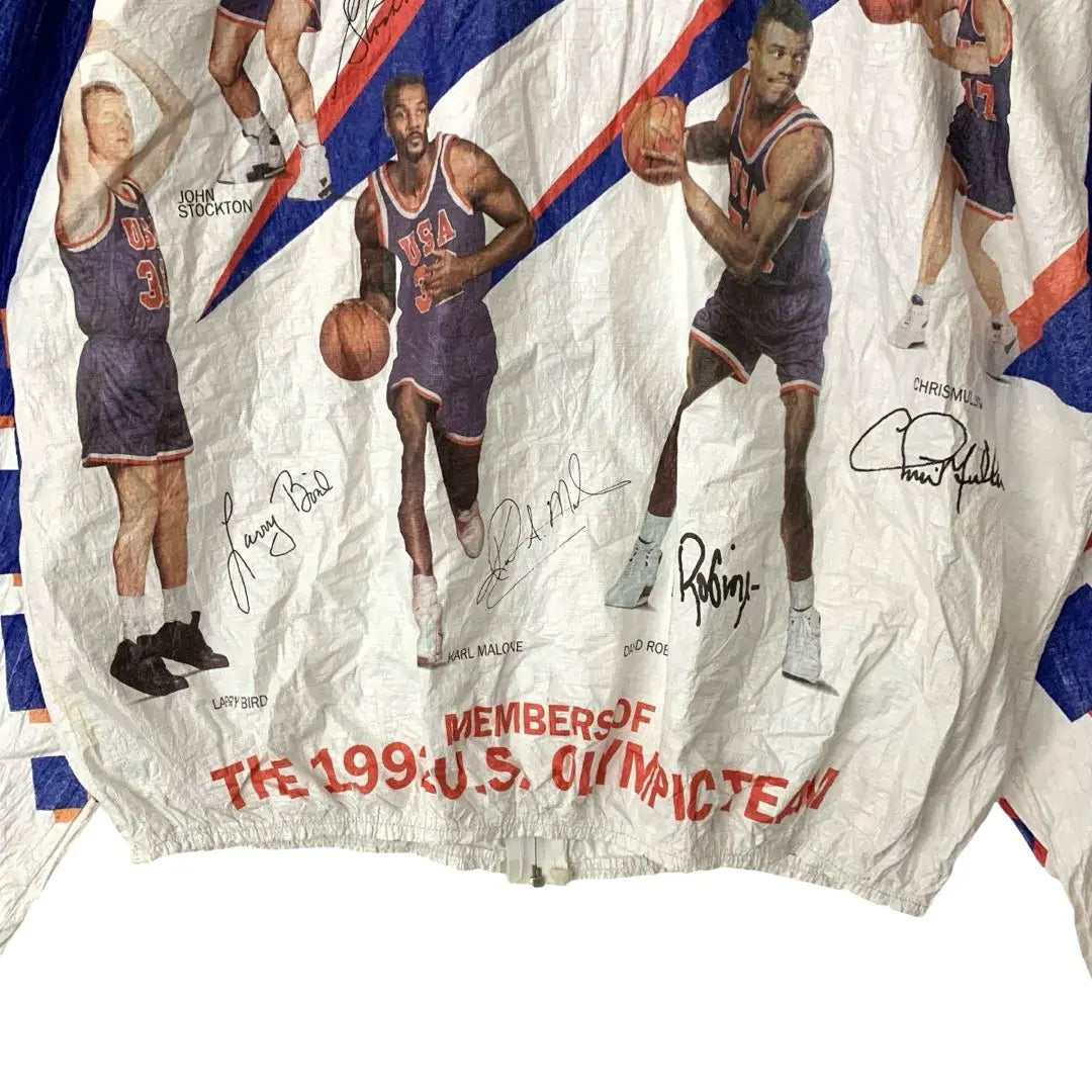 Super rare USA Basket Dream Team Paper Jacket USA System 90s Items from the time L