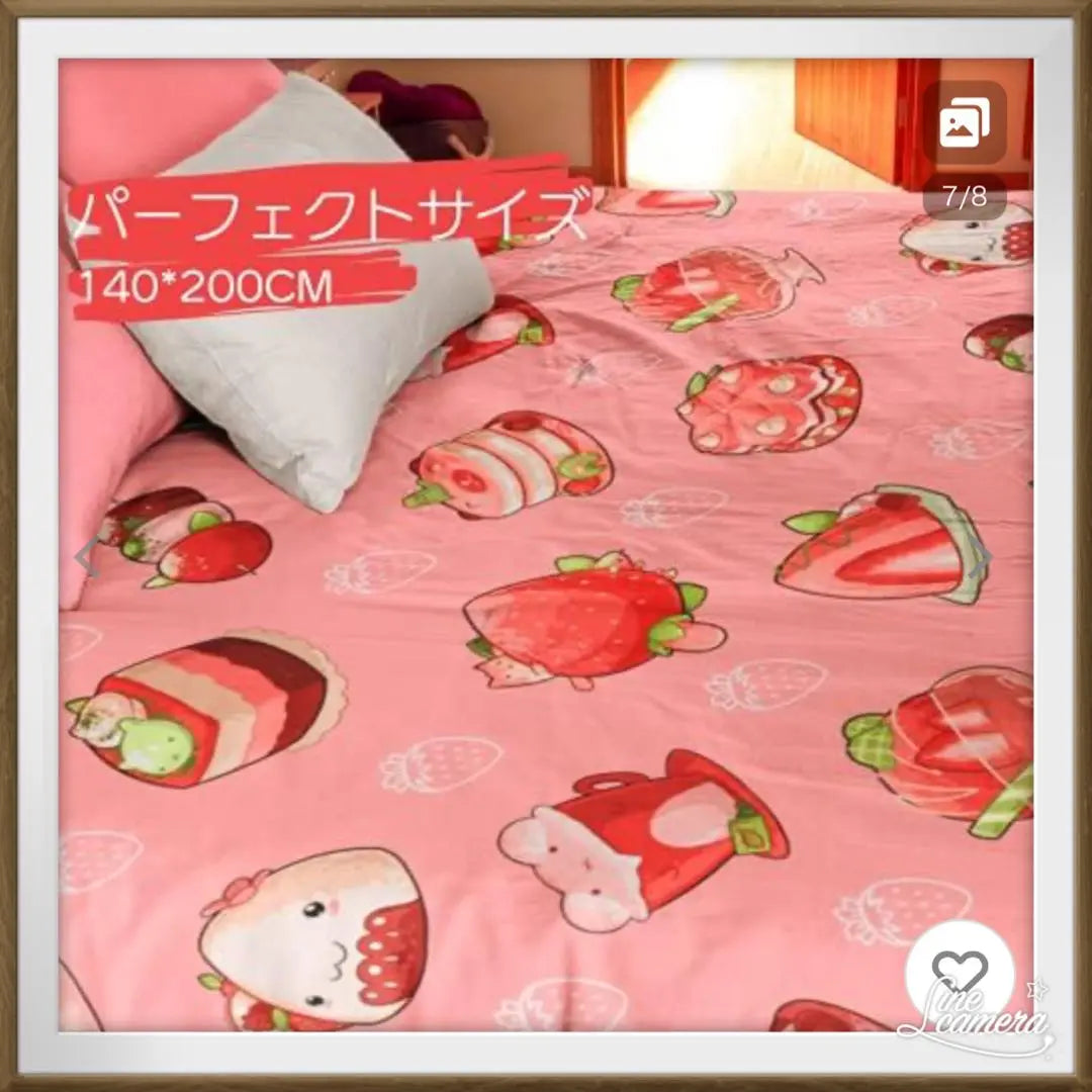 Blanket Lap Throw Shoulder Strawberry Cute Lightweight Blanket Flannel