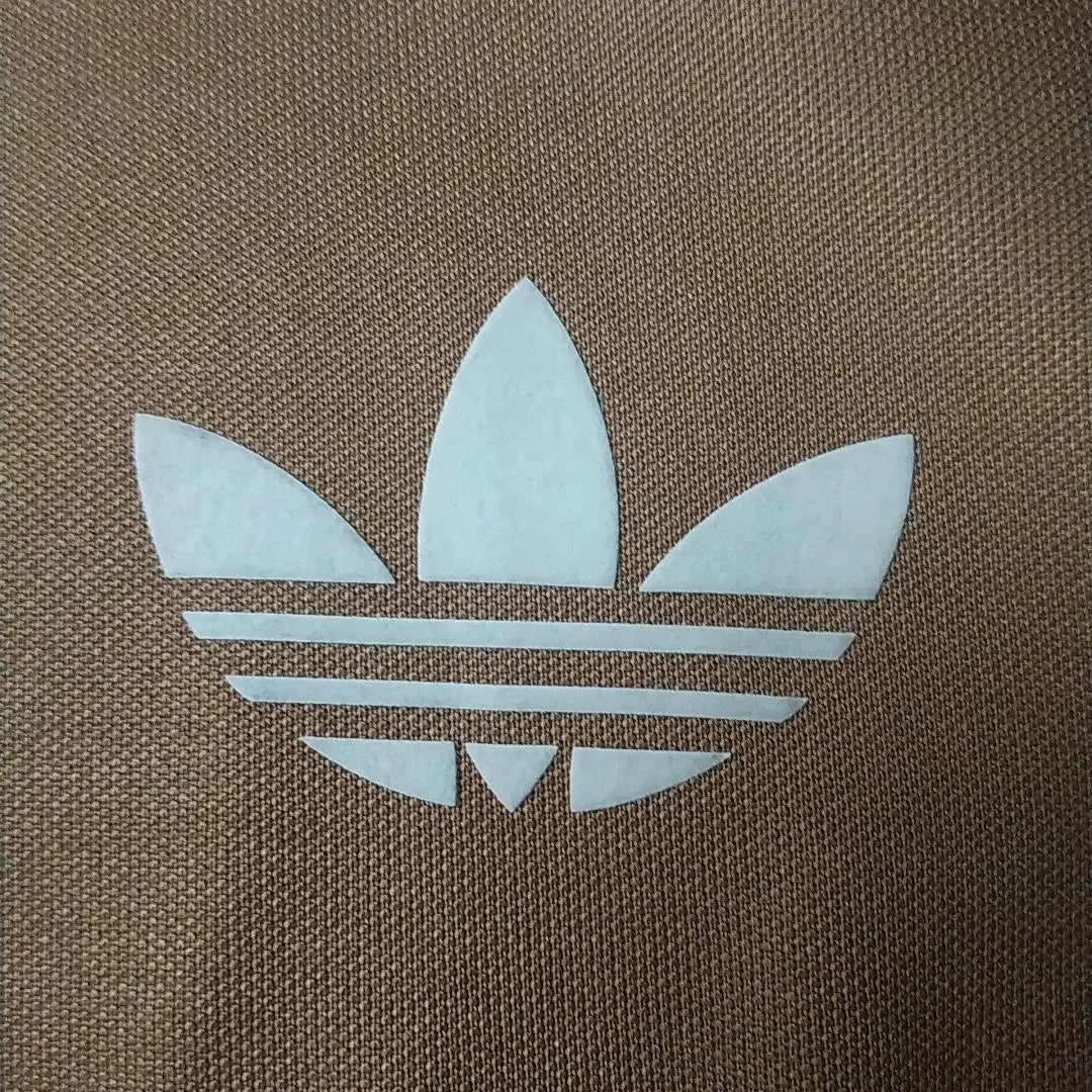 Súper popular☆Adidas Trefoil Logo Ribline Track Jacket Brown L | 気☆アディダス トレフォイルロゴ リブライン トラックジャケット ブラウンL