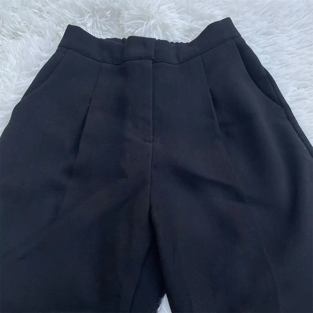 AMERI Tapered Pants Elastic Waist Black Office