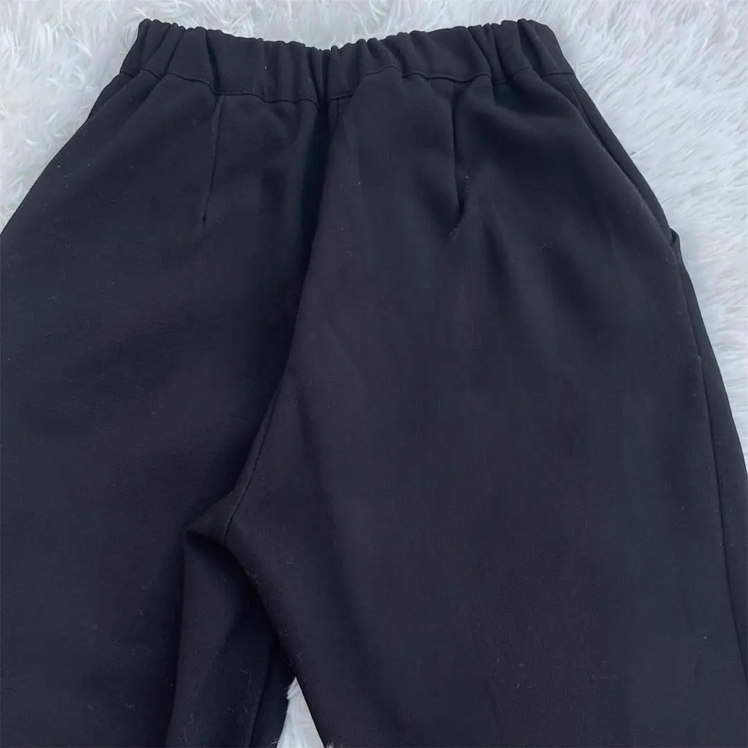 AMERI Tapered Pants Elastic Waist Black Office