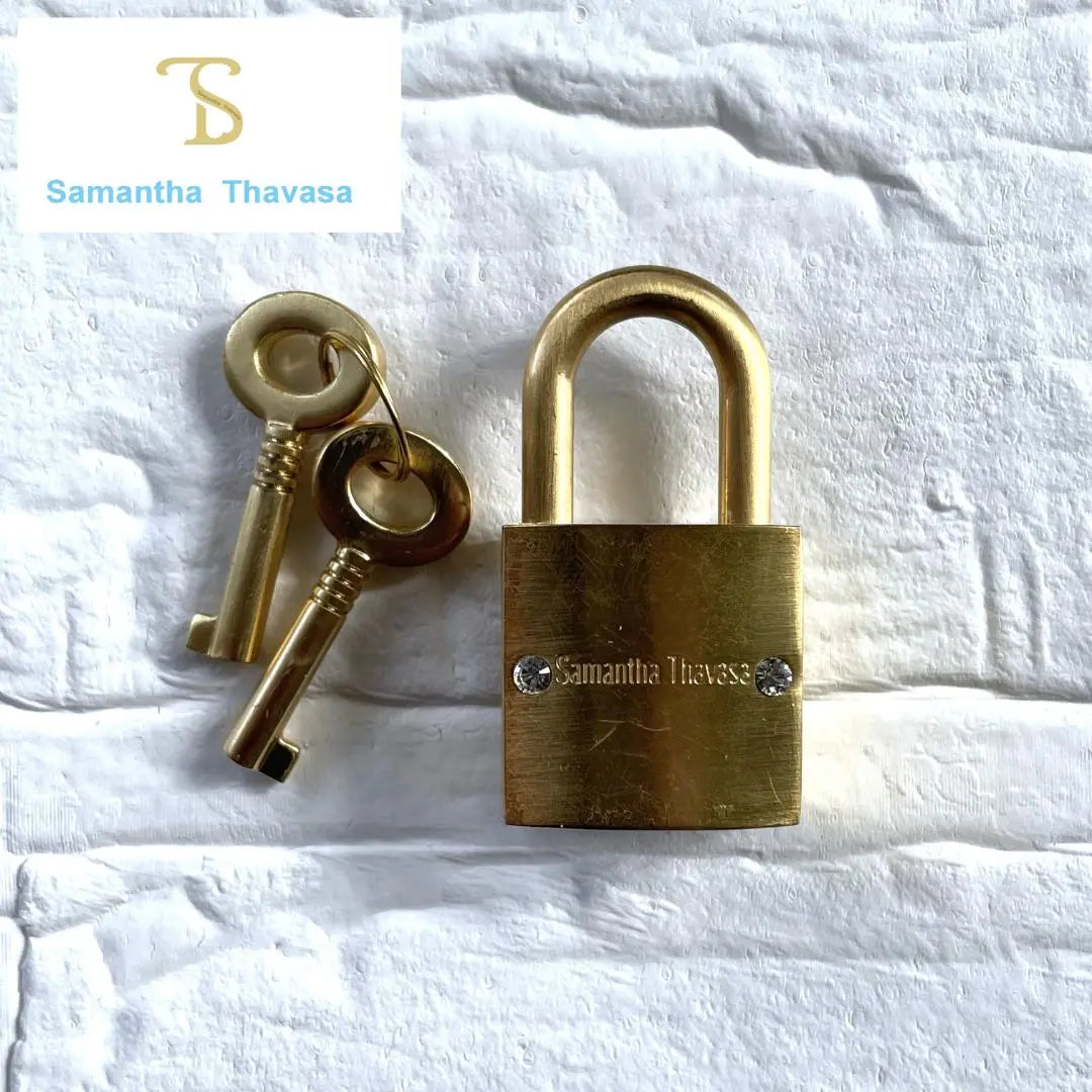 [SAMANTHA THAVASA] Samantha Thavasa Charm Nonju Lock | 【Samantha Thavasa】サマンサタバサ　チャーム　南京錠　鍵