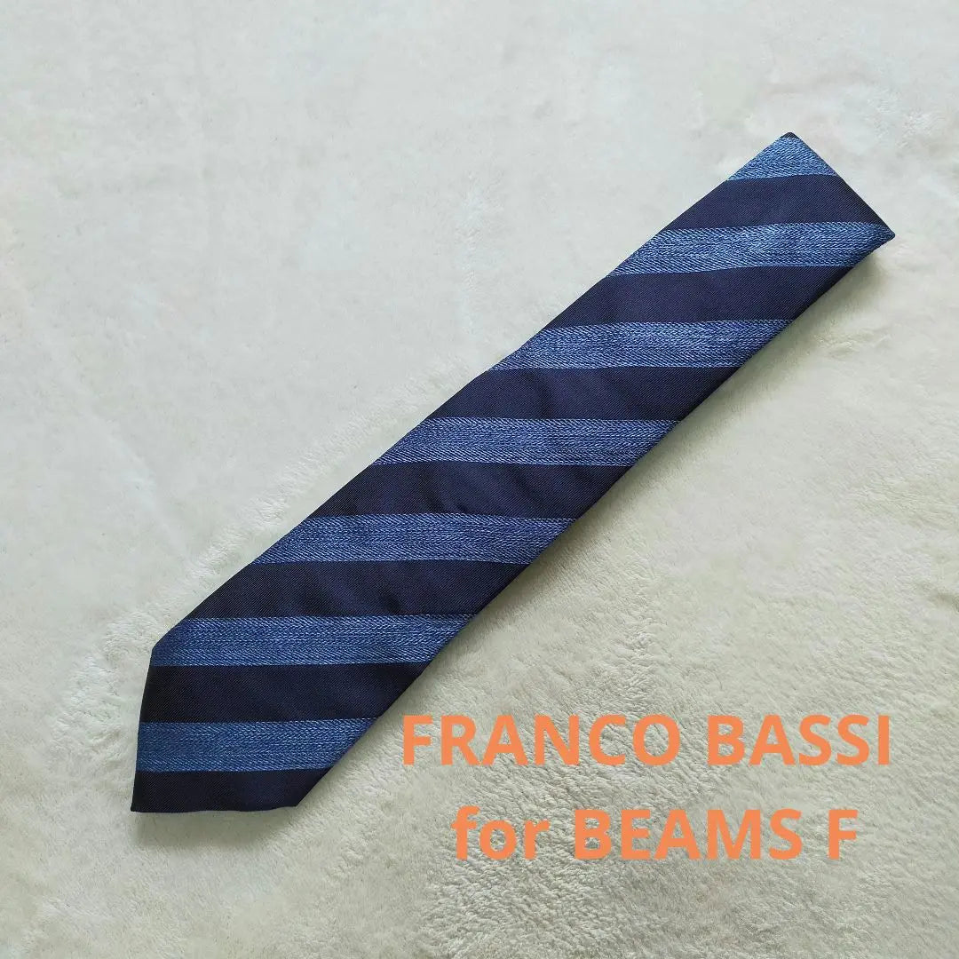 FRANCO BASSI for BEAMSF Tie Regimental Tie