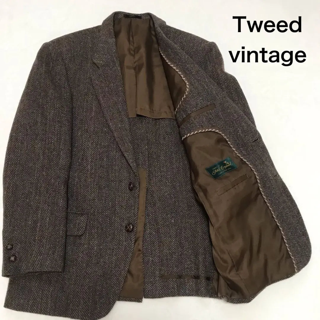 Peter England Vintage Tweed Jacket Tailored L