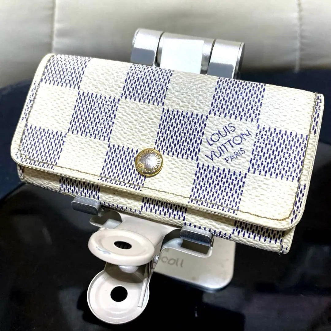 ⑥☆Excellent product☆Damier A♪4-strand key case