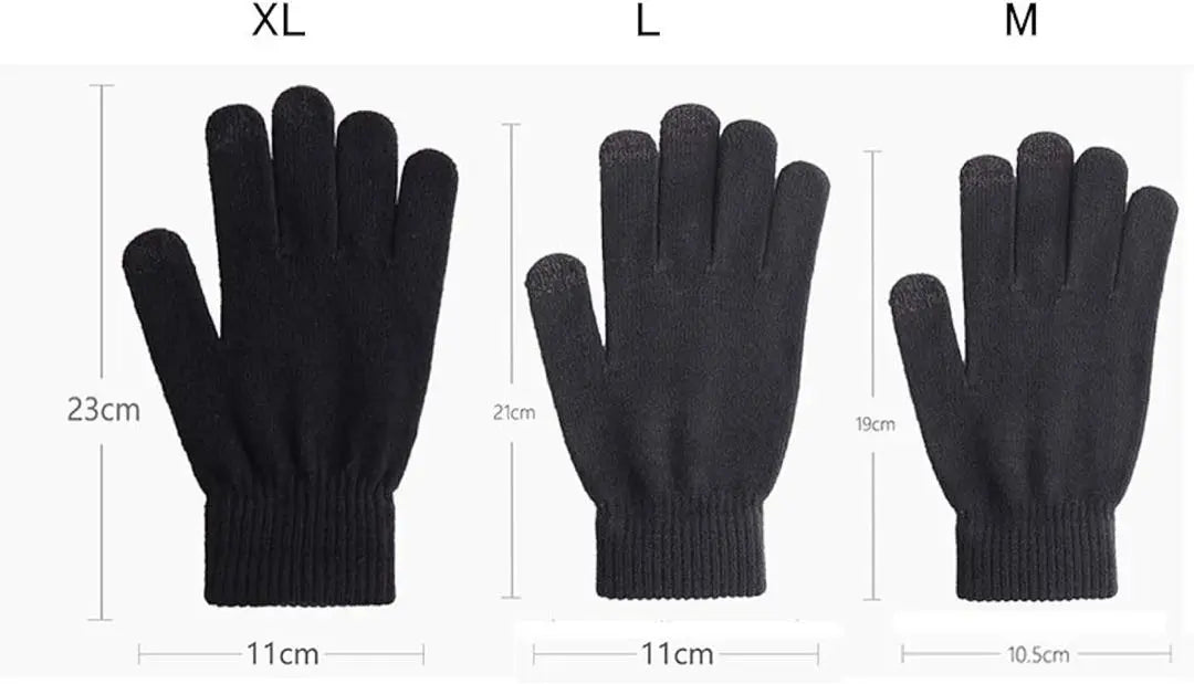 Unused Anonymous Delivery Glove L size touch panel Available Slipping Silicon Gray