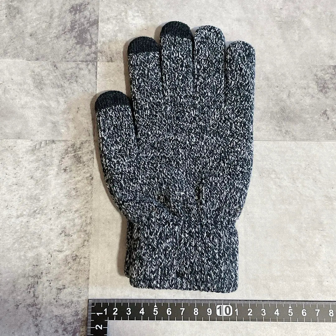 Unused Anonymous Delivery Glove L size touch panel Available Slipping Silicon Gray