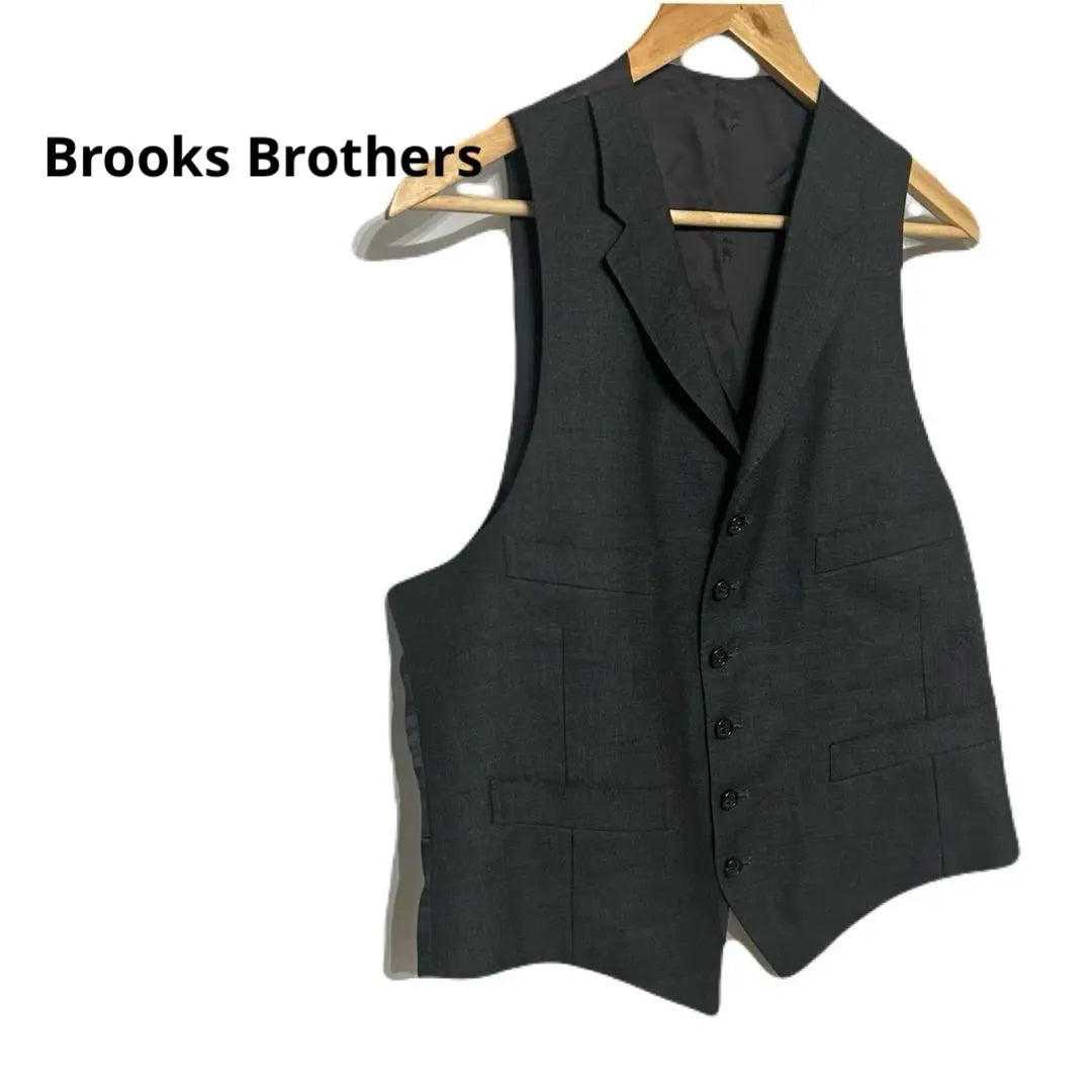 Brooks Brothers Vest Gilet Dark Gray