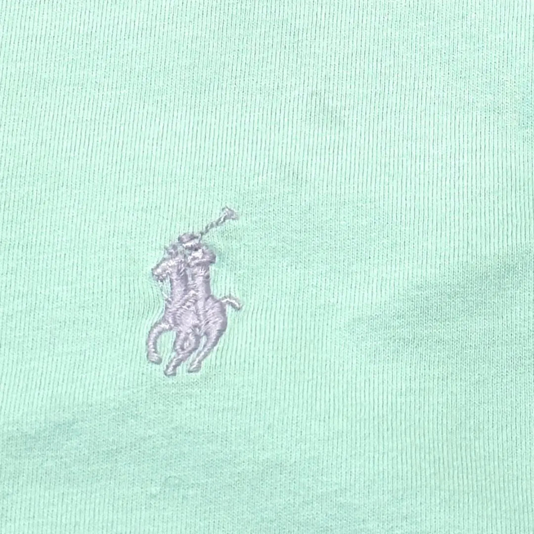 Camiseta de manga corta Polo Ralph Lauren con bordado de poni de una sola puntada, ropa de verano antigua o23①