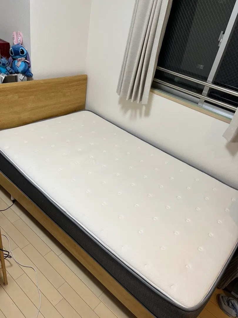 [Shipping included] Nitori N-sleep semi-double mattress + frame