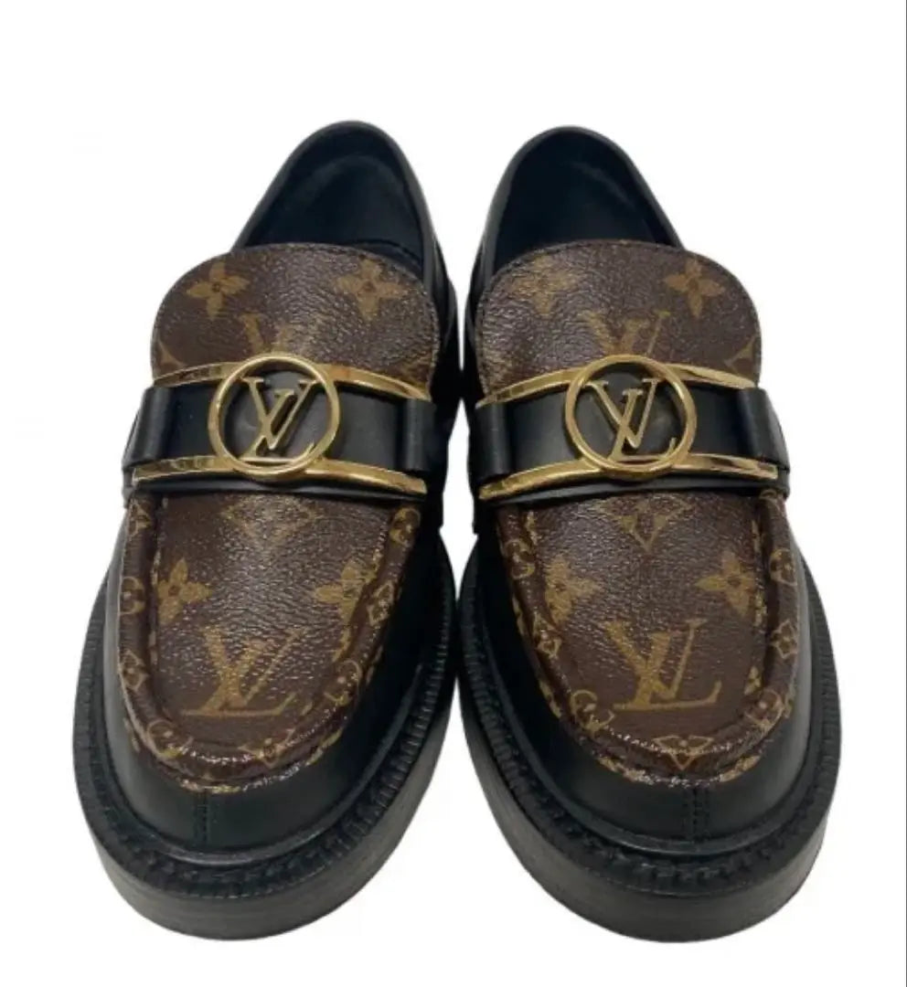 Mocasines Louis Vuitton marrón/negro