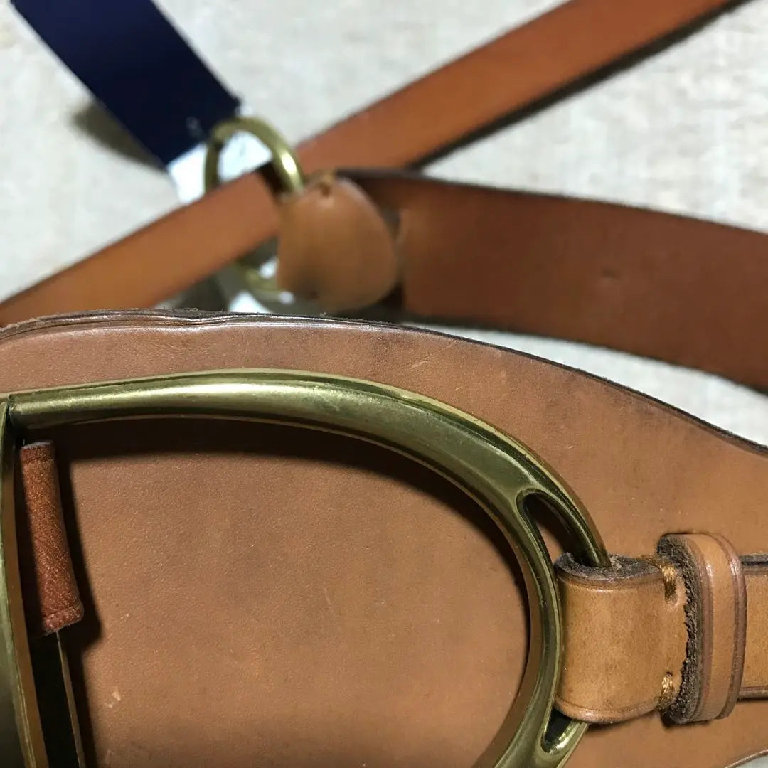 Ralph Lauren Belt Leather Brown Brand New Unused Tag