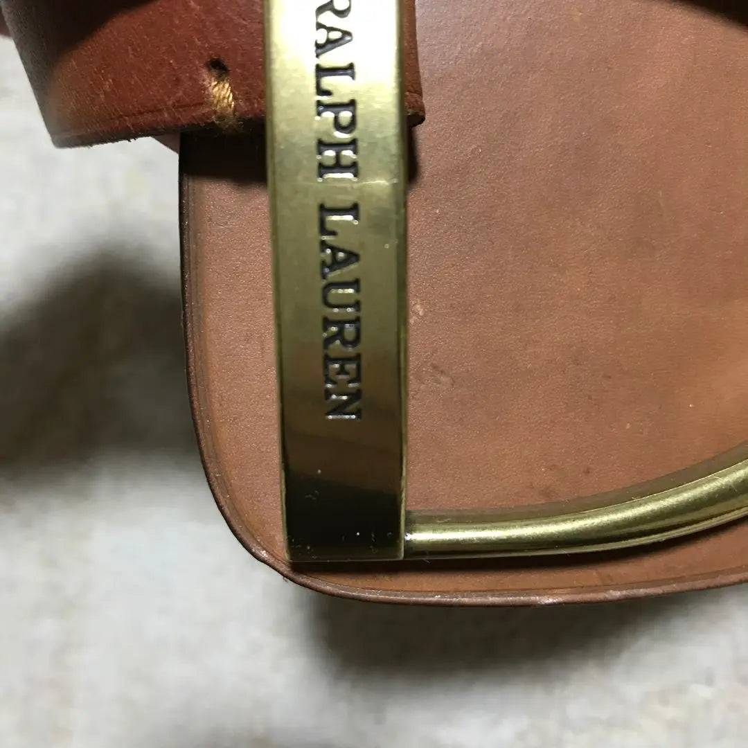 Ralph Lauren Belt Leather Brown Brand New Unused Tag