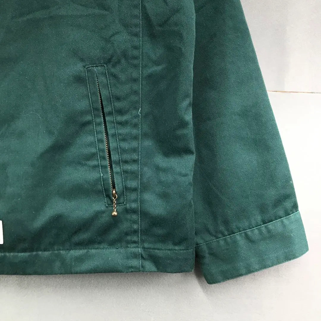 Chaqueta de trabajo Ben Davis de longitud corta para hombre, talla M, color verde