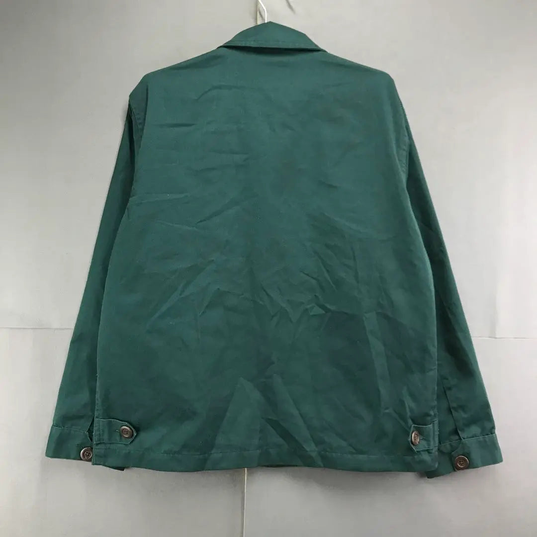 Chaqueta de trabajo Ben Davis de longitud corta para hombre, talla M, color verde