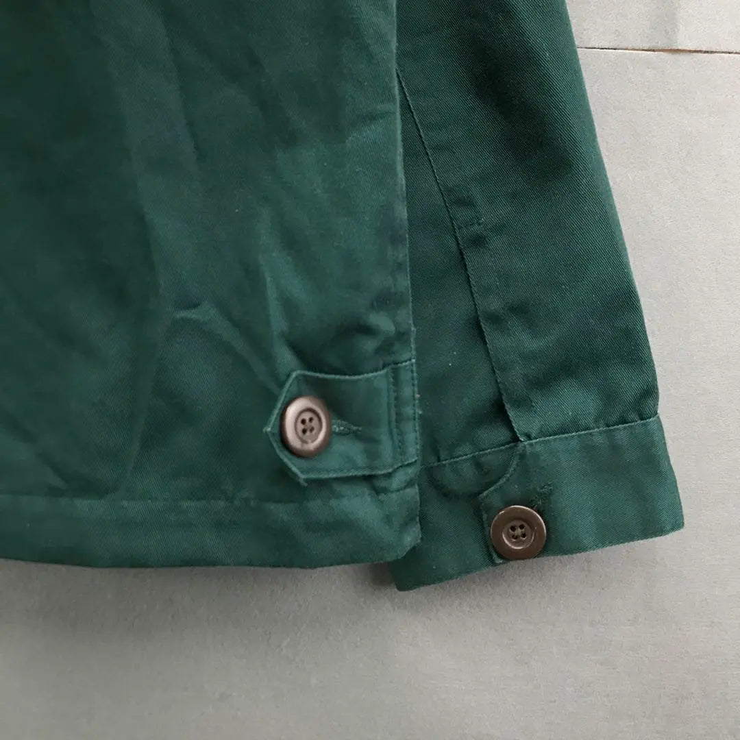 Chaqueta de trabajo Ben Davis de longitud corta para hombre, talla M, color verde