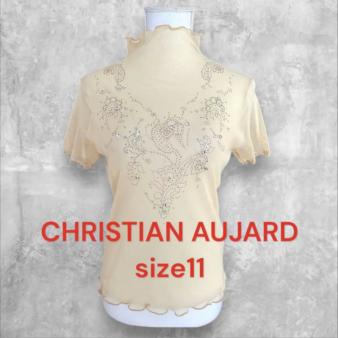 ♦︎Christian Ojard Mesh Tops Lamé Sequins