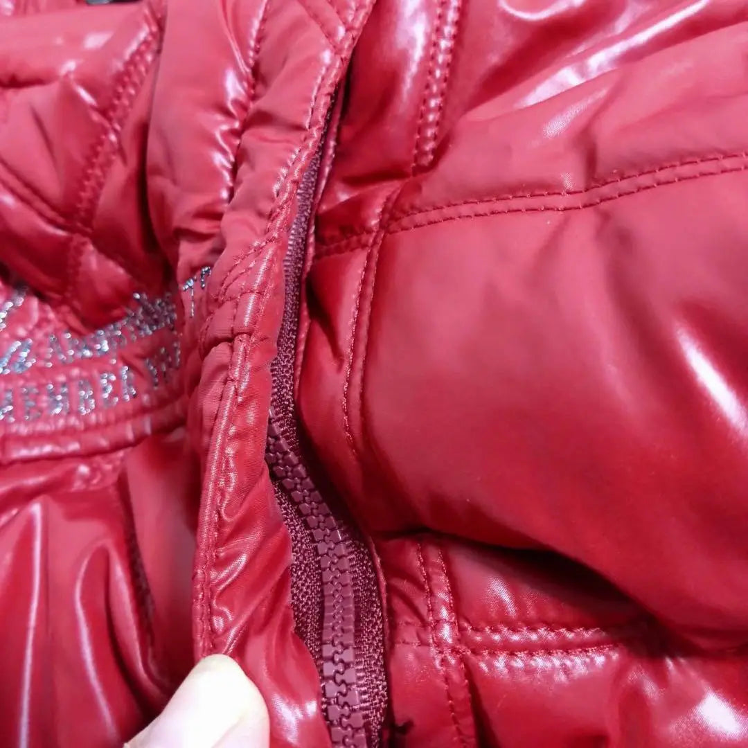 ★ Gatcha Golf Padded Jacket Vest 2-way Tag Embroidery Red S | ★ ガッチャゴルフ　中綿ジャケット　ベスト　2way タグ刺繍　赤　S