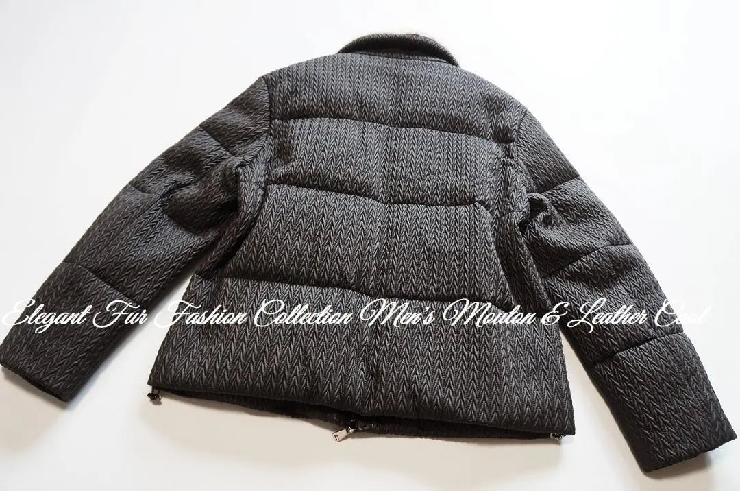 Una fusión de lo militar y lo elegante ☆ Chaqueta de cuero con cuello de mutón Chaqueta de cuero negra para hombre Cuero genuino nuevo