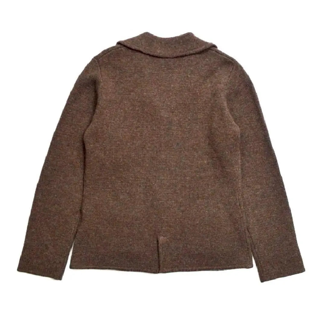 Lands' END End End Wool Washable Knit Cardigan S Brown | LANDS' ENDランズエンド ウール製ウォッシャブルニットカーディガンS茶色