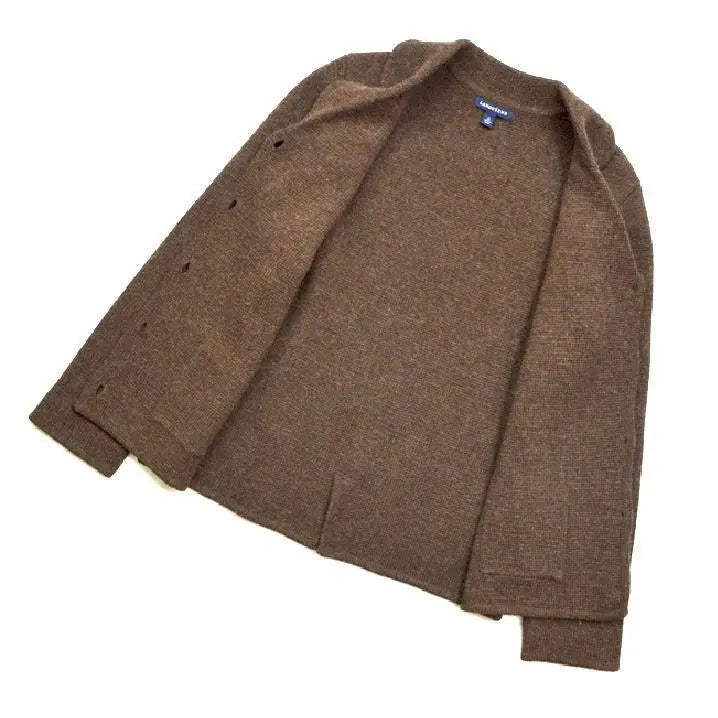 Lands' END End End Wool Washable Knit Cardigan S Brown | LANDS' ENDランズエンド ウール製ウォッシャブルニットカーディガンS茶色