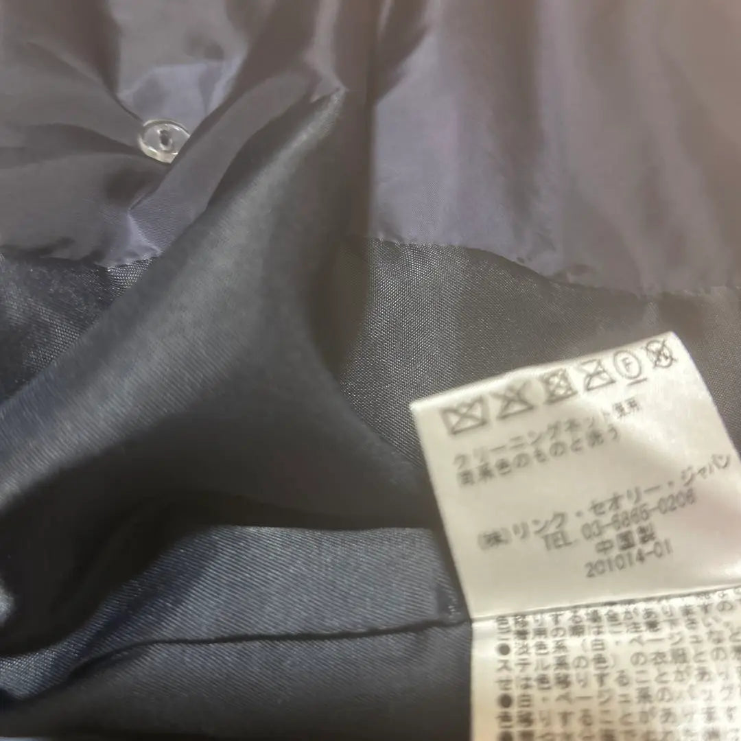 Chaqueta de plumón azul marino Theory Luxe Envío gratis | 訳あり teoría de lujo ネイビー ダウンジャケット 送料無料