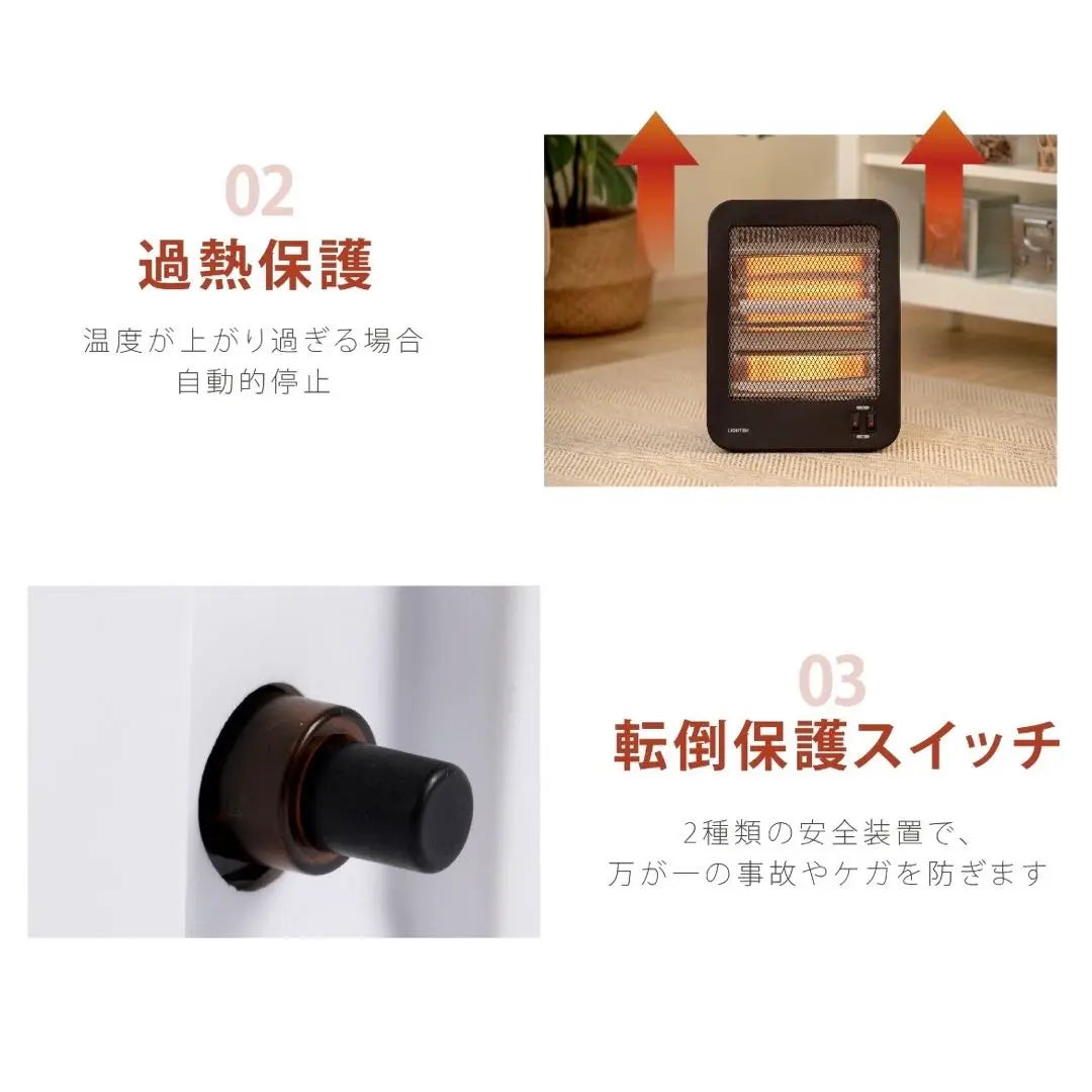 Electric heater Electric stove Stove Heater Fast heating Lightweight Compact Small