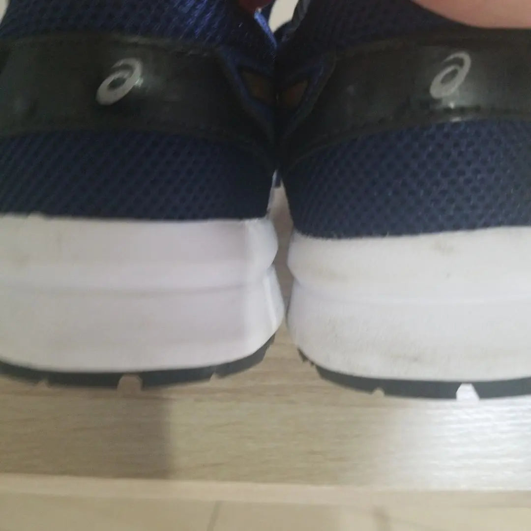 Good condition ASICS safety shoes 23.5cm navy