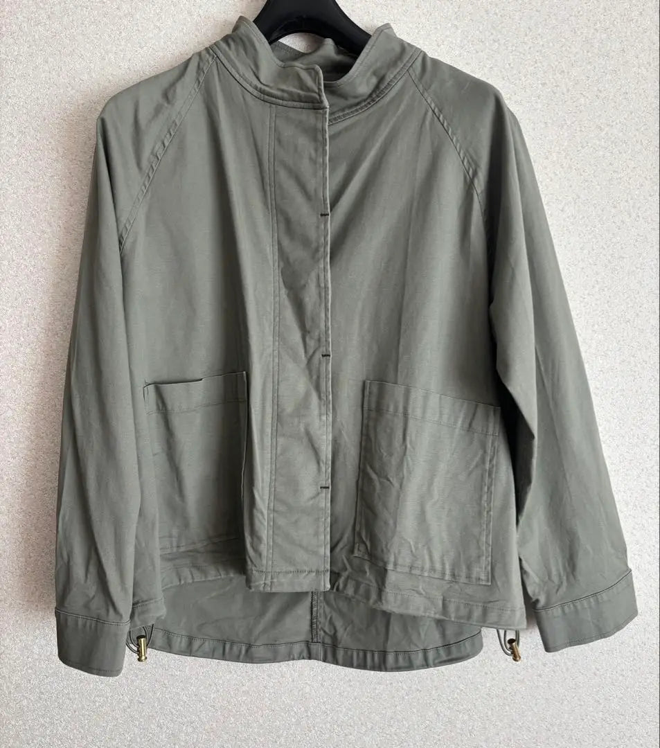 Dessin Khaki Collarless Jacket