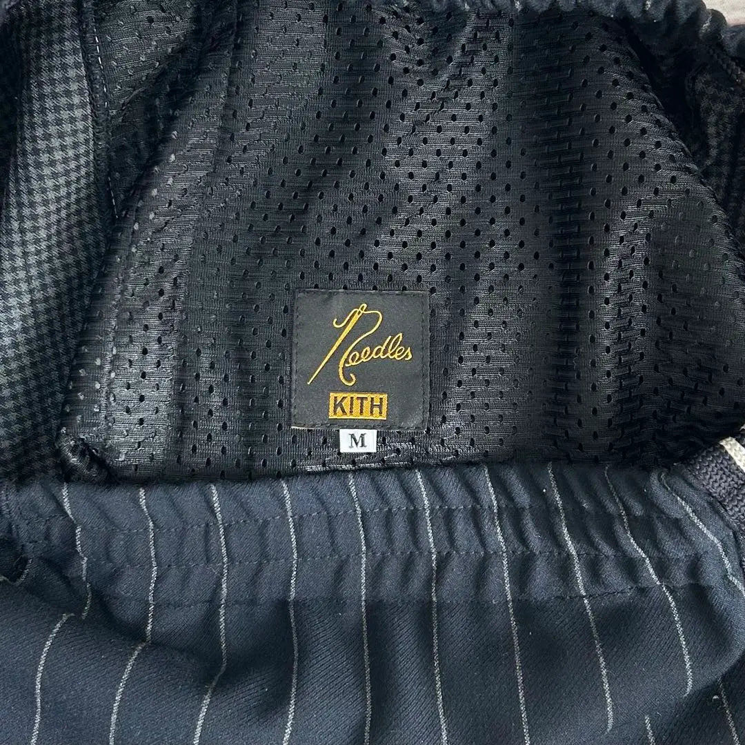 Rare needles kit special order track pants navy striped M