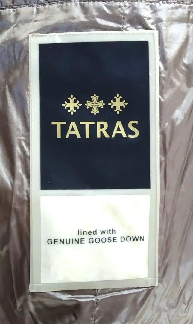 TATRAS Down jacket shawl collar coat AMANDA