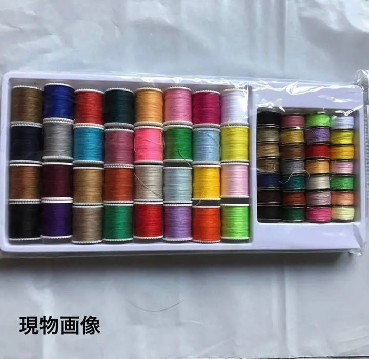 Bulk sale *32 sewing thread, 28 bobbins* Handmade sewing machine, hand sewing