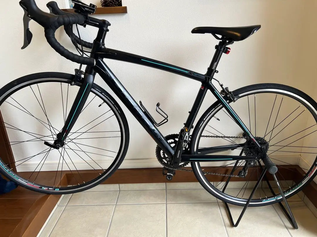 Bianchi Bergamo Matte Black Road Bike 50