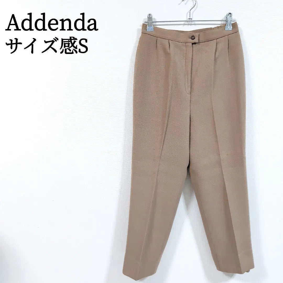 [Retro] Pantalones beige con pliegues para mujer Addenda Renown, talla S