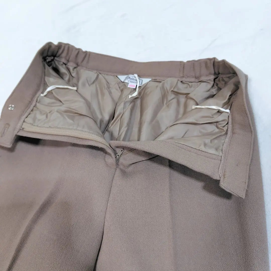 [Retro] Pantalones beige con pliegues para mujer Addenda Renown, talla S