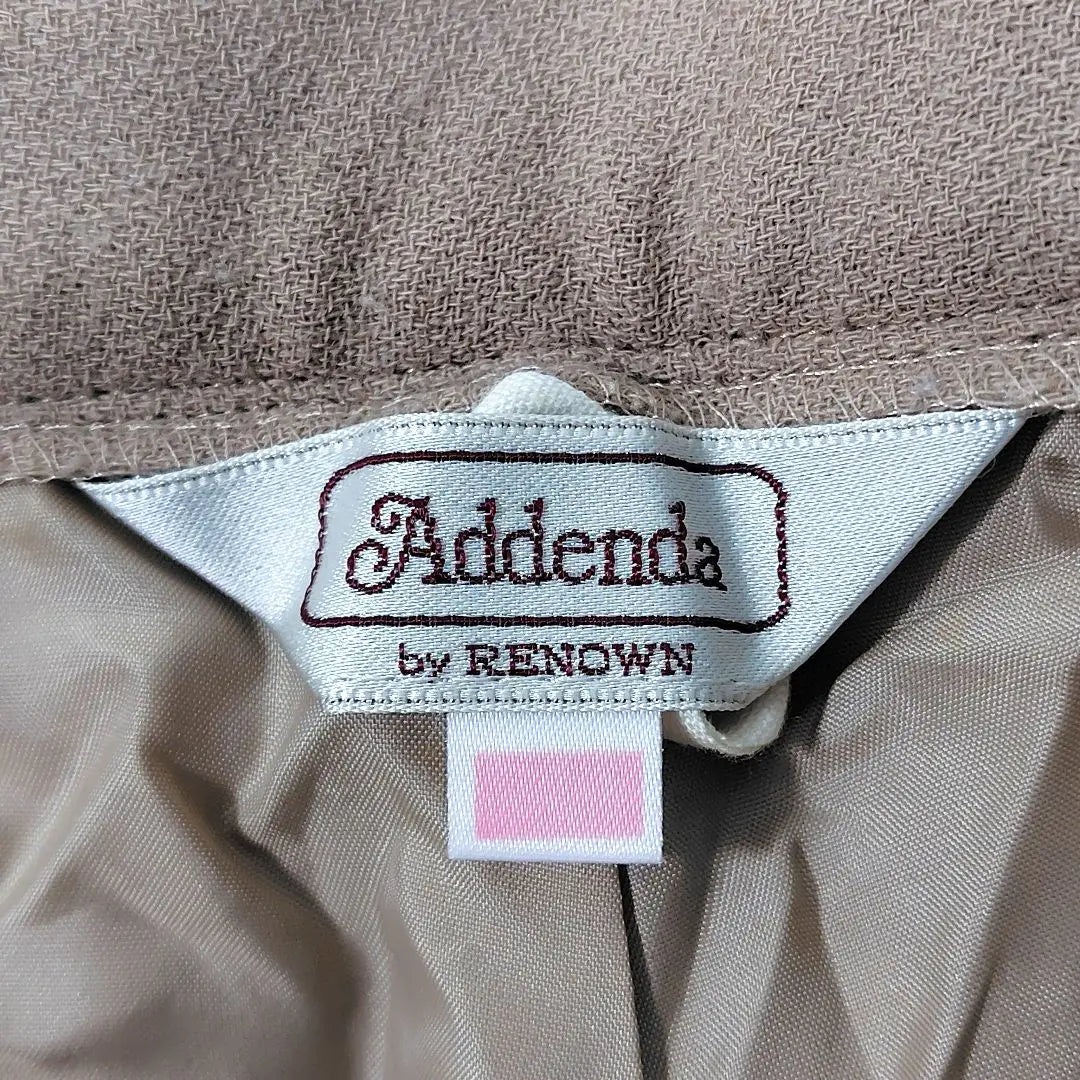 [Retro] Addenda Renown Women's Beige Tuck Pants S Size