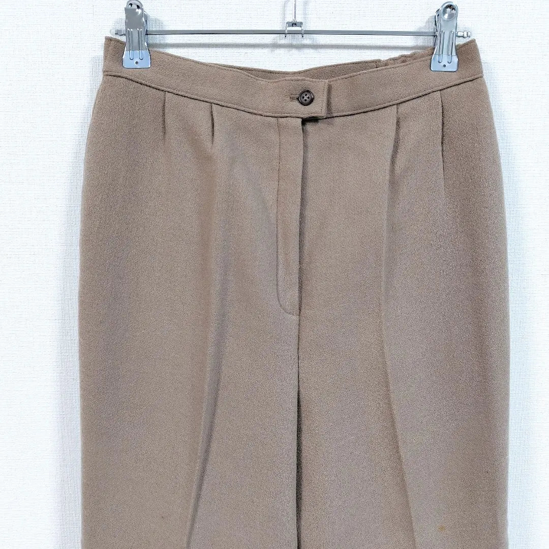 [Retro] Pantalones beige con pliegues para mujer Addenda Renown, talla S