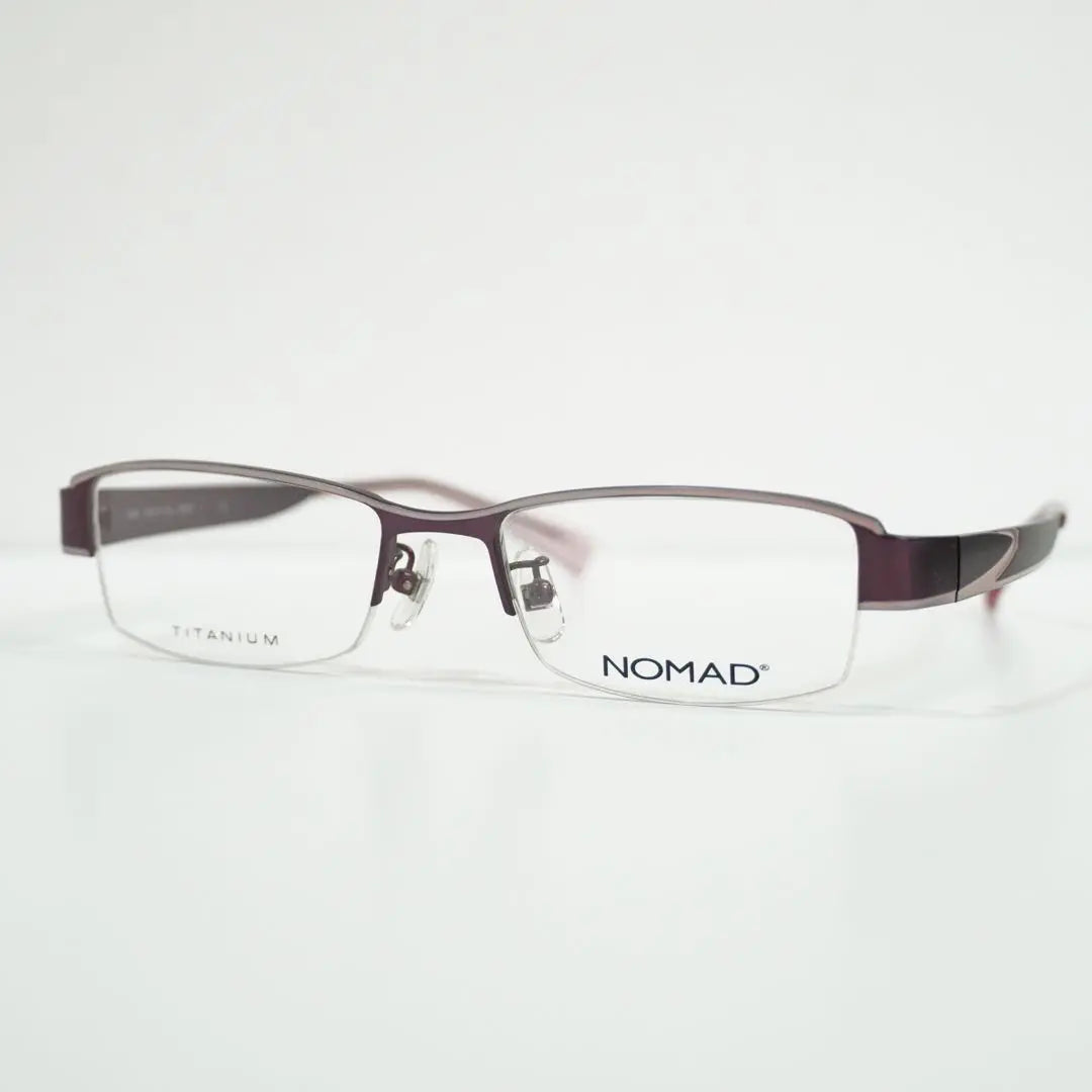 Brand new, unused, French-designed glasses frame NOMAD purple