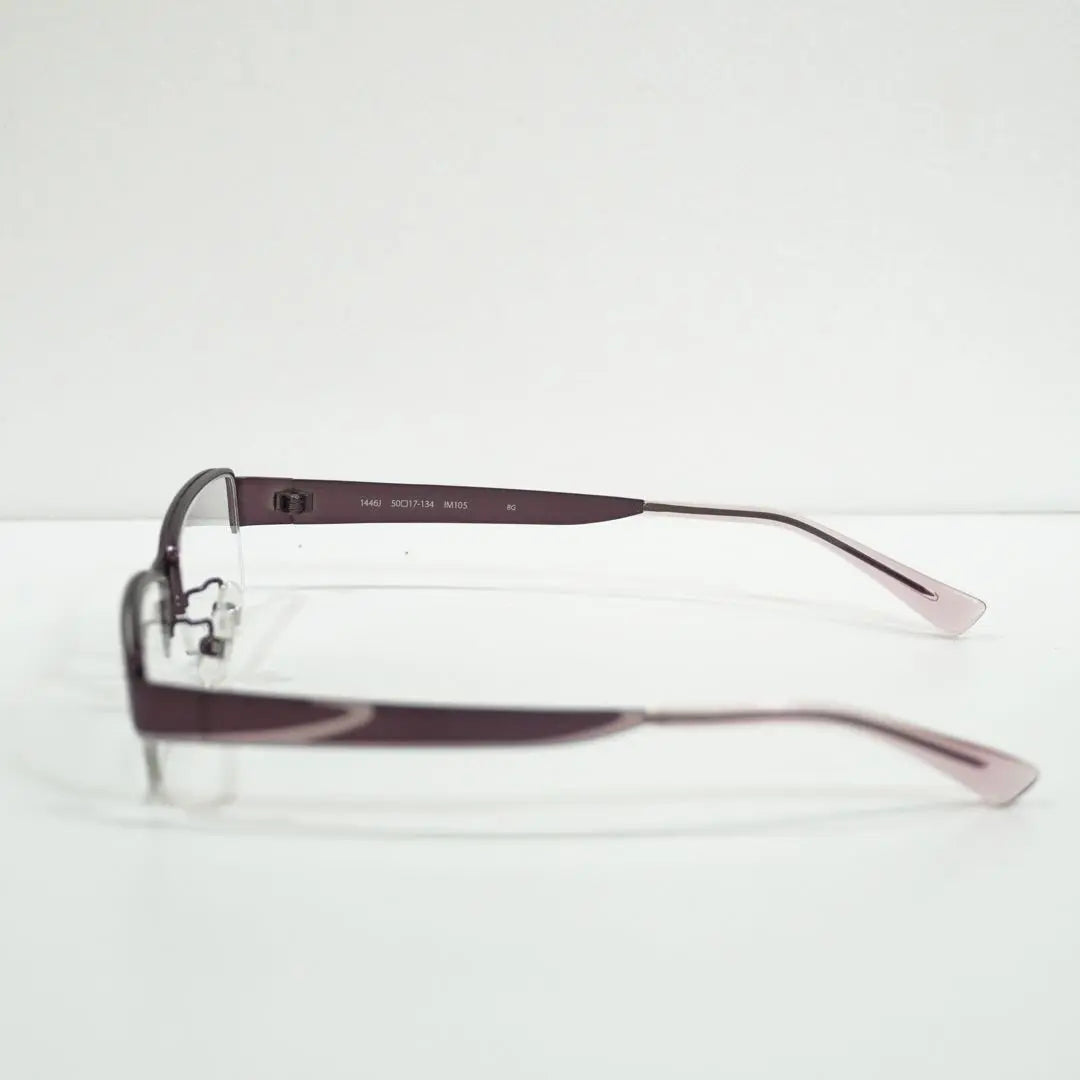 Brand new, unused, French-designed glasses frame NOMAD purple