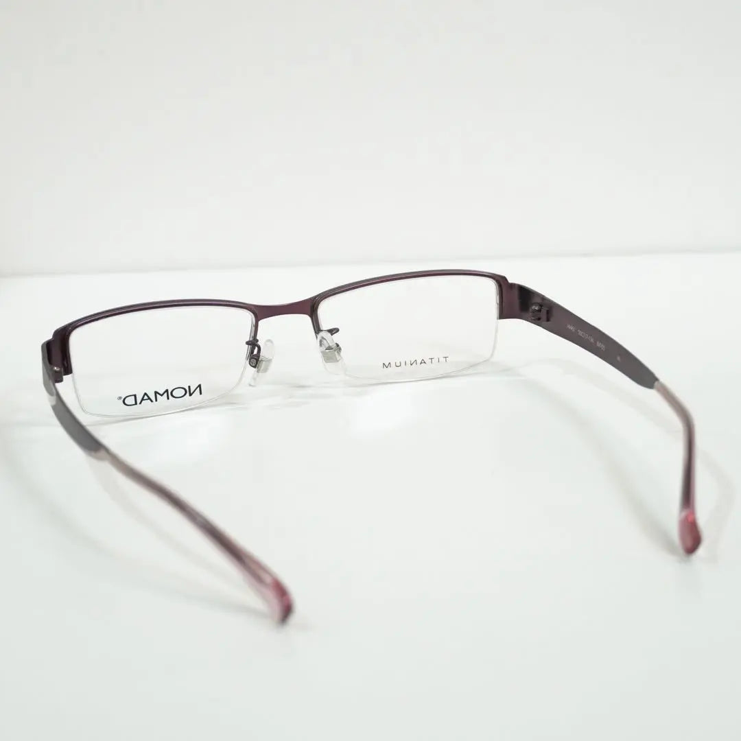 Brand new, unused, French-designed glasses frame NOMAD purple