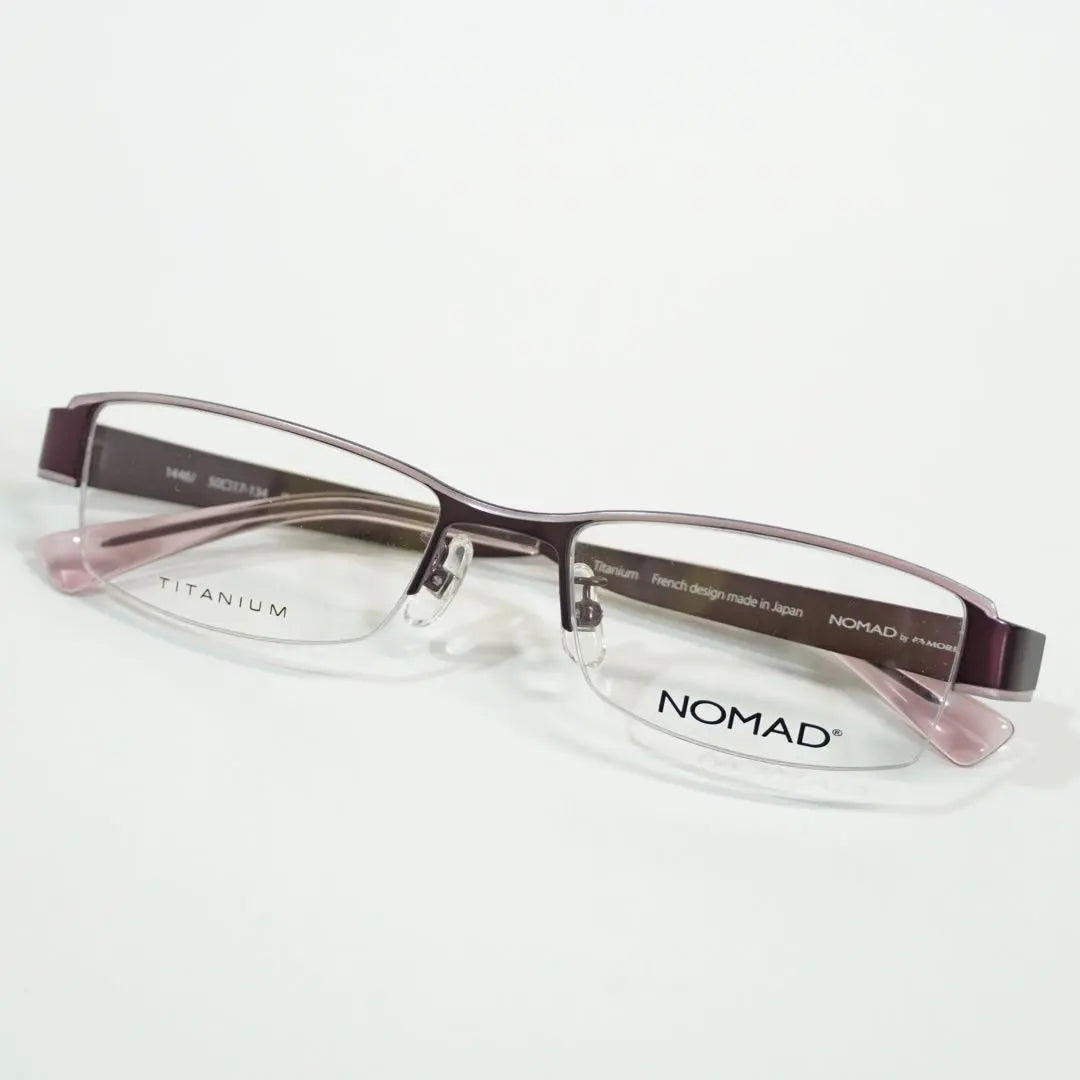 Brand new, unused, French-designed glasses frame NOMAD purple